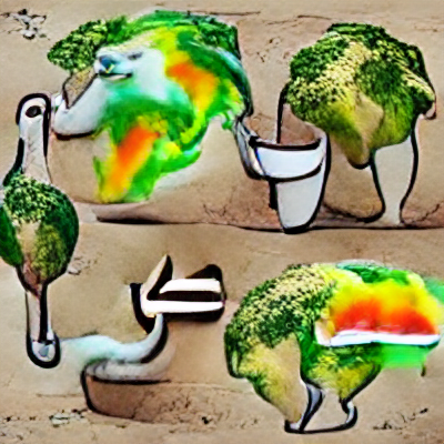 Solution to climate change, 400 iteraatiota, VQGAN + CLIP